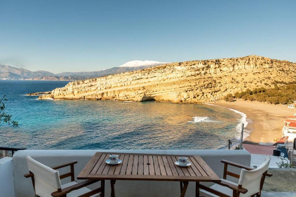 Nostos Cave Seaview Apartment Matala Eksteriør bilde