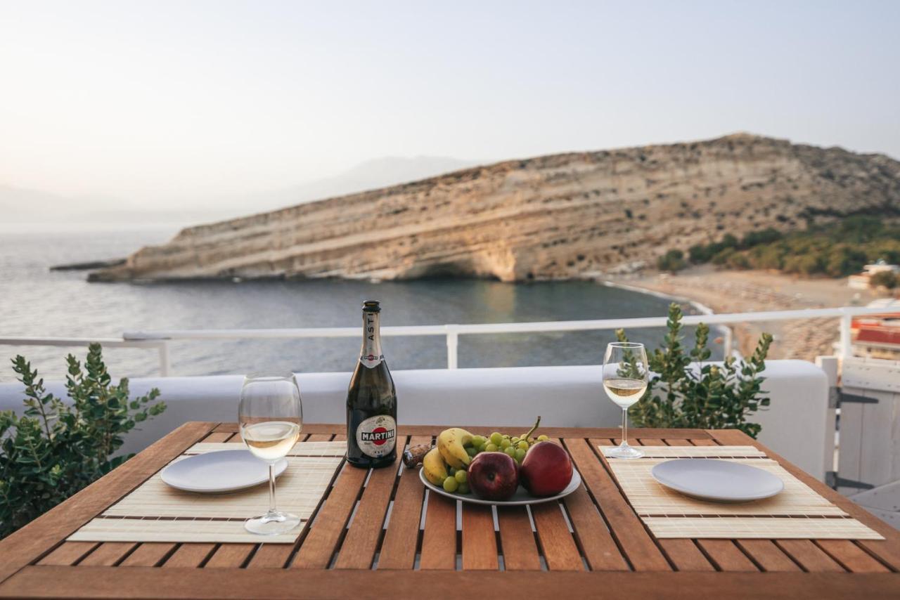 Nostos Cave Seaview Apartment Matala Eksteriør bilde